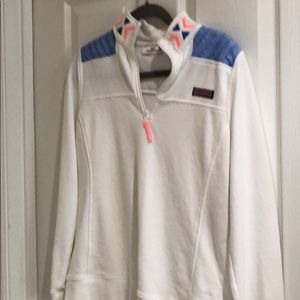 Long sleeve zipper detail top